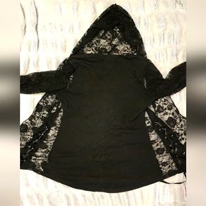 Tripp Royal Bones corset front hoodie..